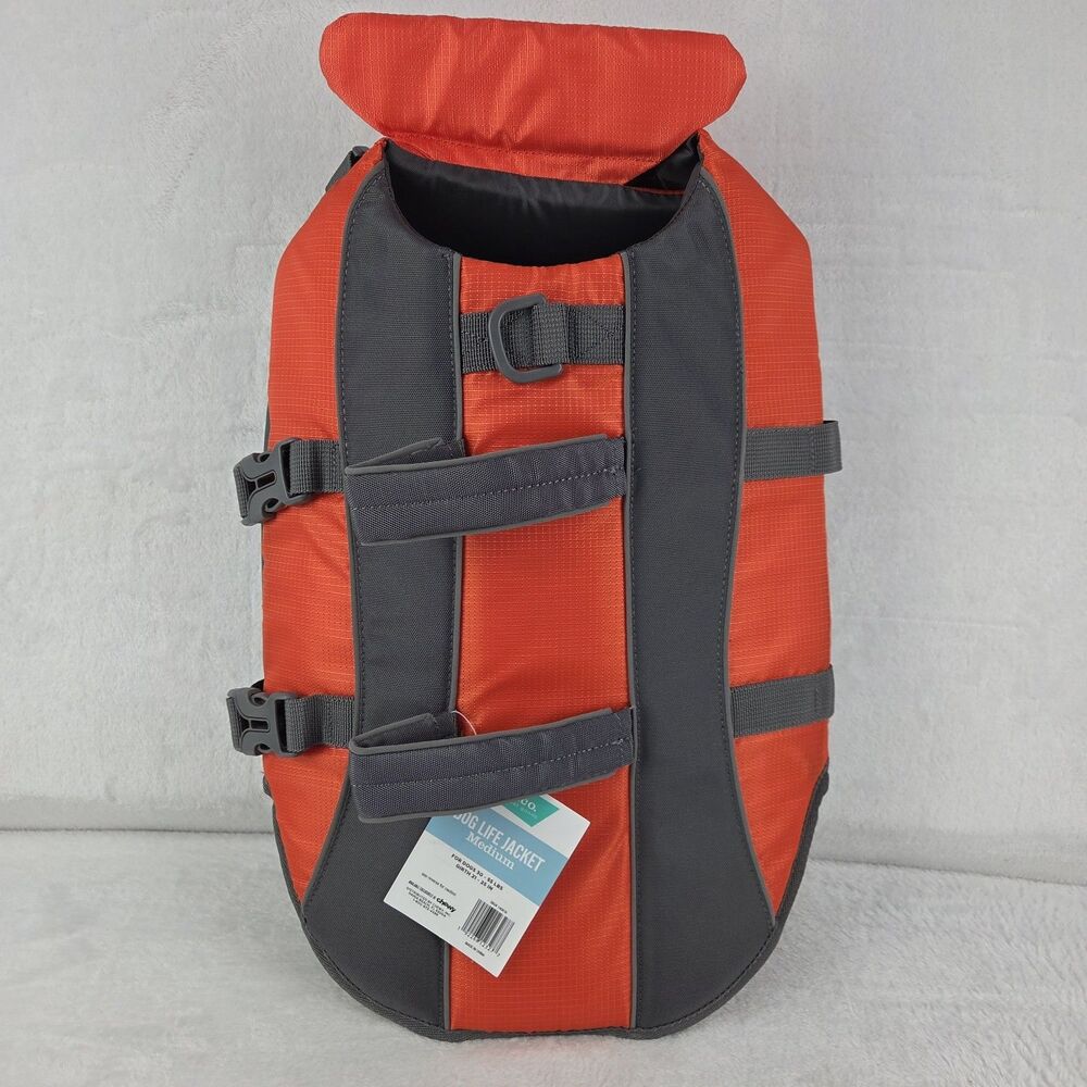 Frisco Dog‎ Life Jacket Medium 30–55 Lbs Orange NWT